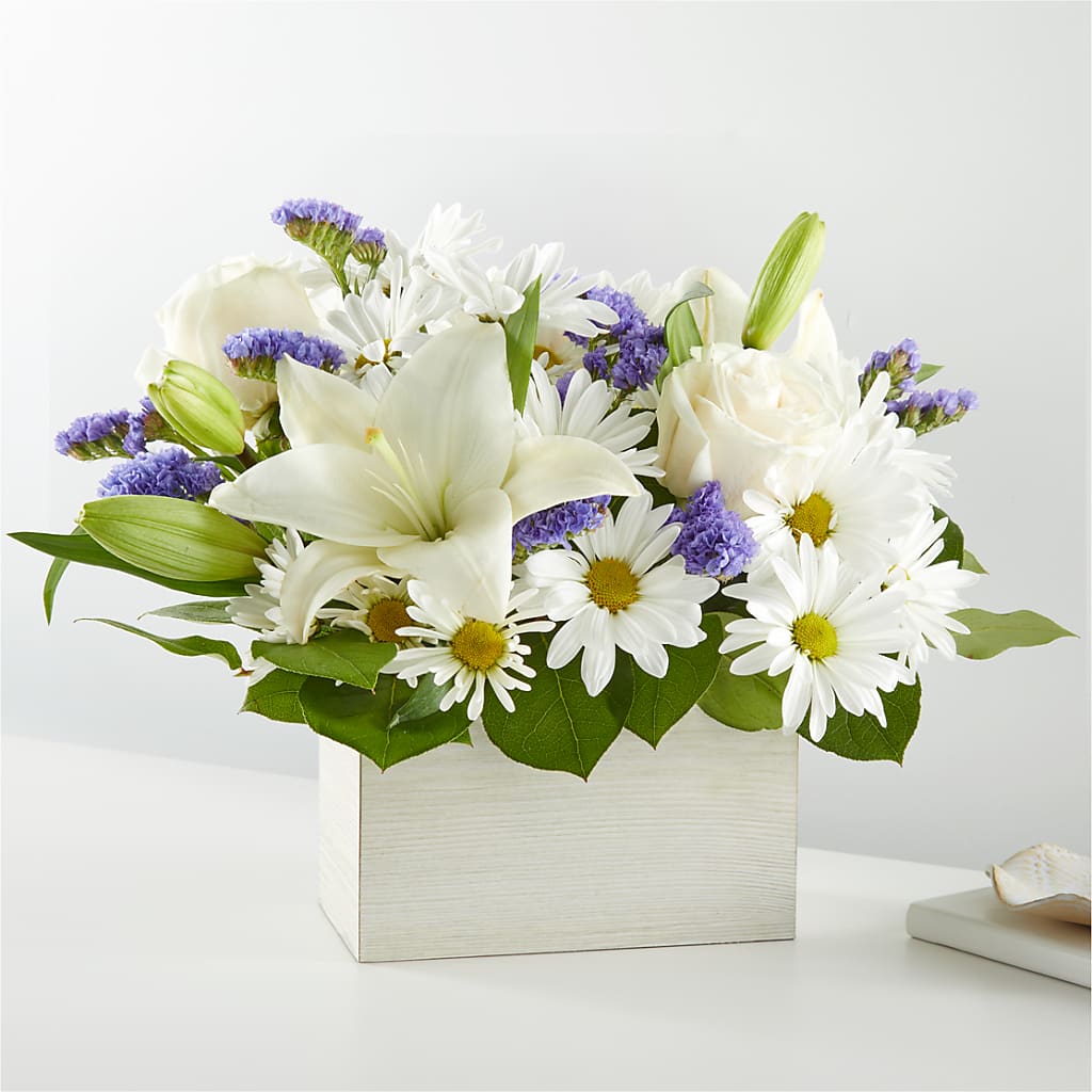Beyond Blue Box Bouquet – The Total Event Li Inc, Bethpage NY