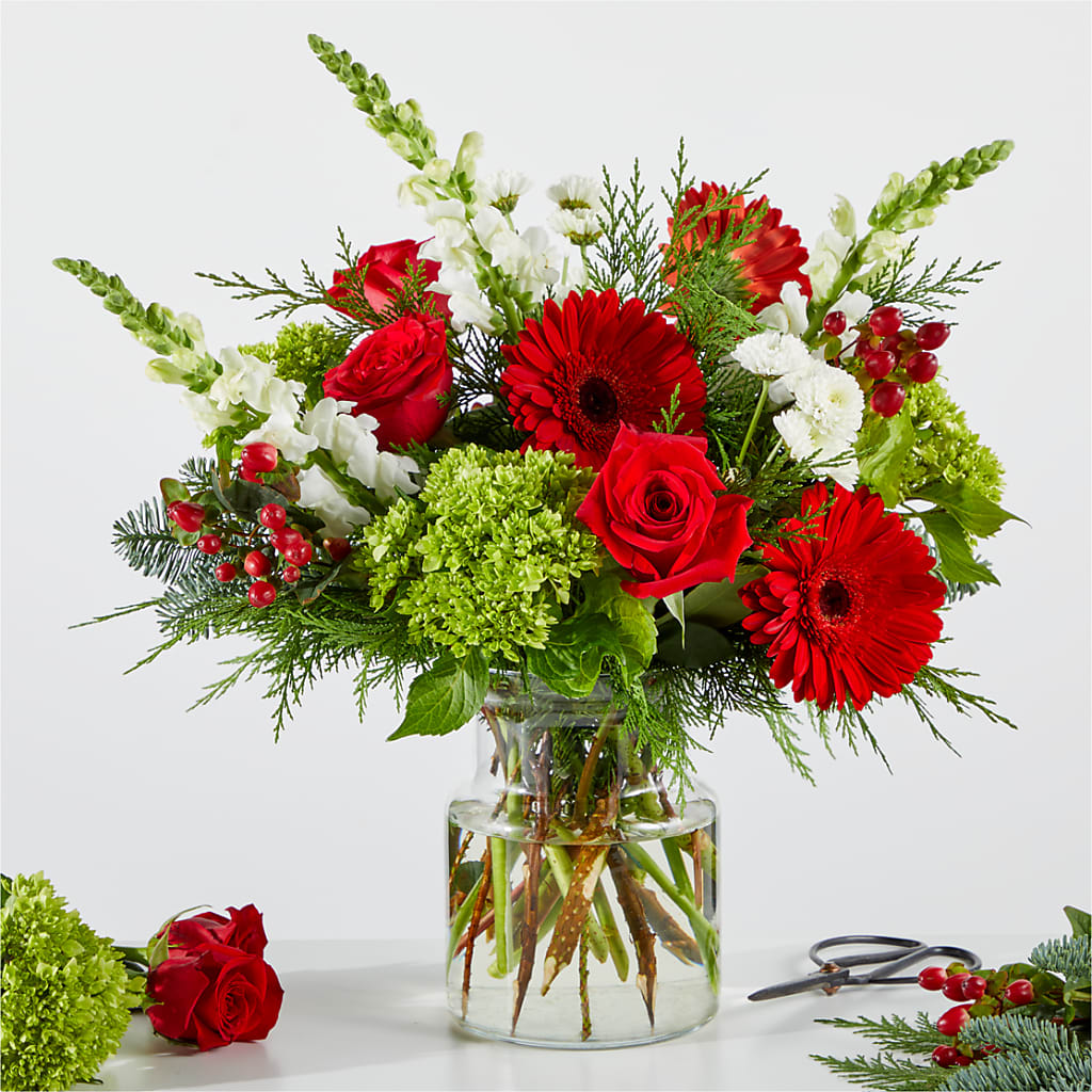 Merry Moment Bouquet – A Florist Original – The Total Event Li Inc, Bethpage NY