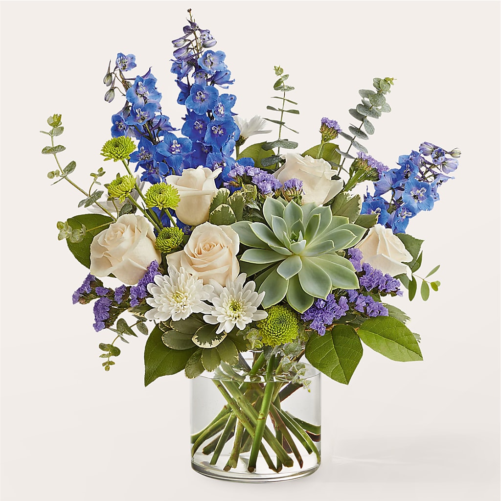 Cerulean Waves Bouquet – The Total Event Li Inc, Bethpage NY