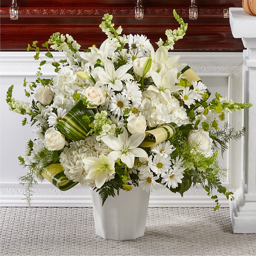 Thoughts of Tranquility Floor Basket – The Total Event Li Inc, Bethpage NY