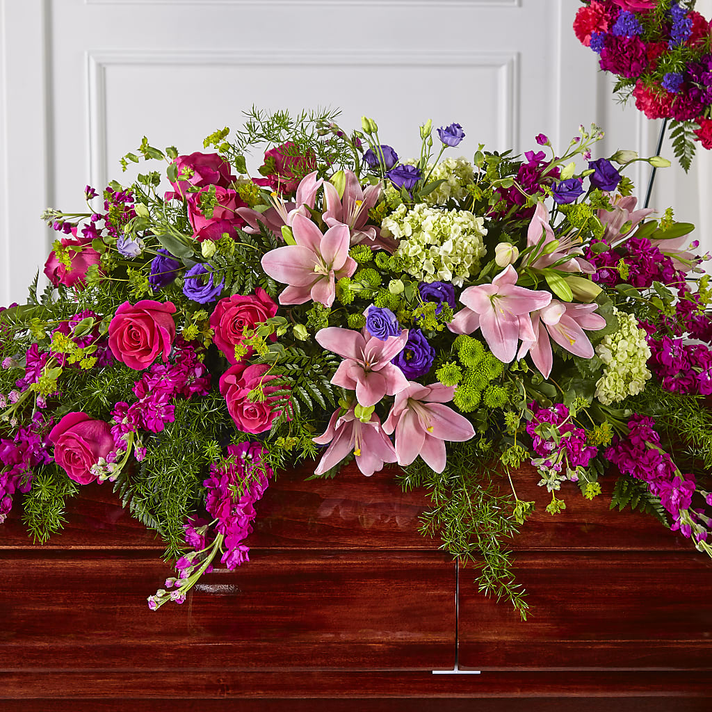 Radiant Tribute Casket Spray – The Total Event Li Inc, Bethpage NY