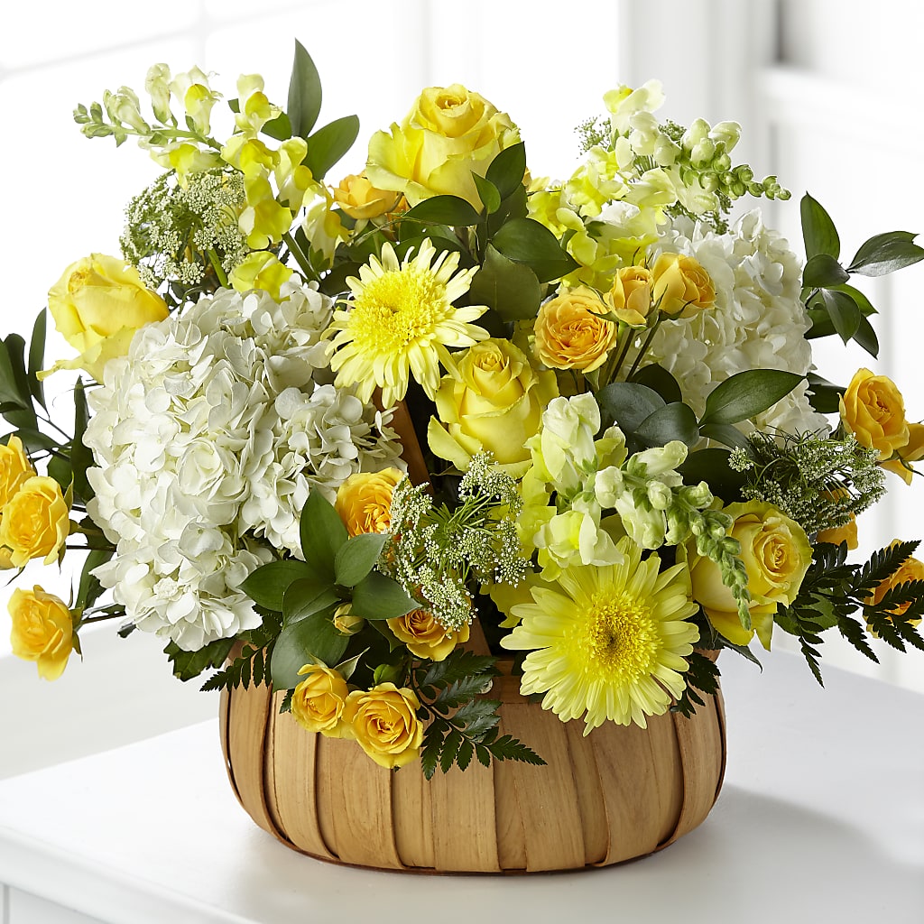 Rustic Remembrance Basket – The Total Event Li Inc, Bethpage NY