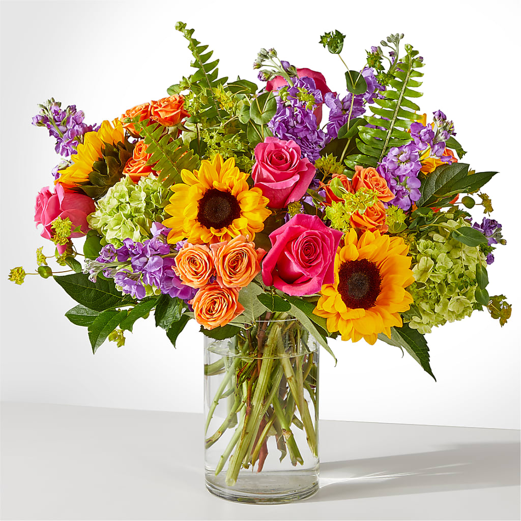Vibrant Greetings Bouquet – The Total Event Li Inc, Bethpage NY