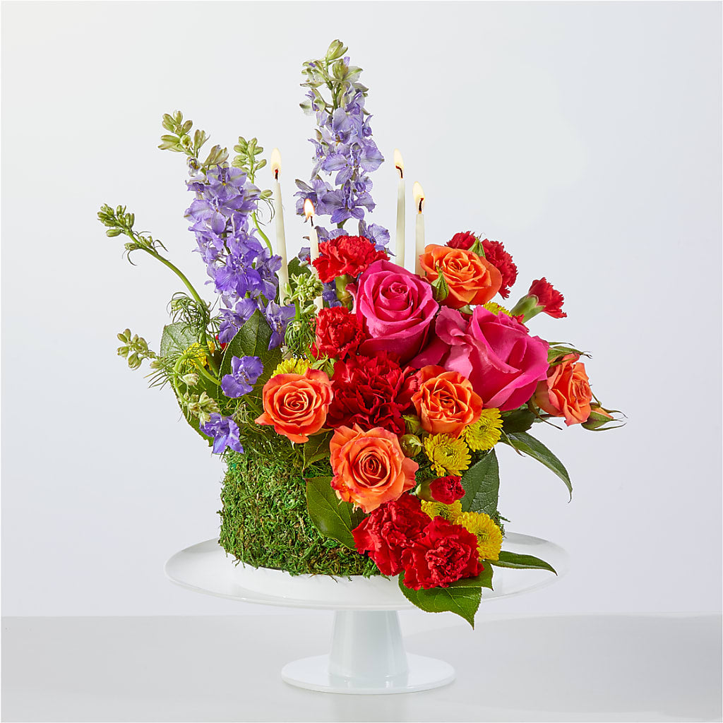 Best Year Yet Floral Cake – The Total Event Li Inc, Bethpage NY