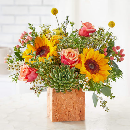 Sunflower Season Bouquet –  The Total Event Li Inc, Bethpage NY