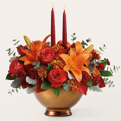 Fruits of Fall Centerpiece –  The Total Event Li Inc, Bethpage NY