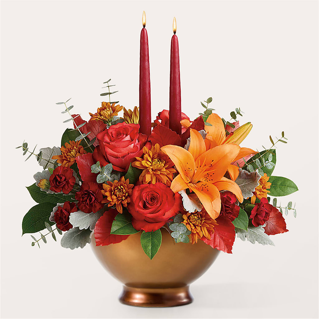 Fruits of Fall Centerpiece –  The Total Event Li Inc, Bethpage NY