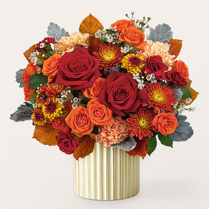 Merlot Bouquet with Ivory Vase –  The Total Event Li Inc, Bethpage NY