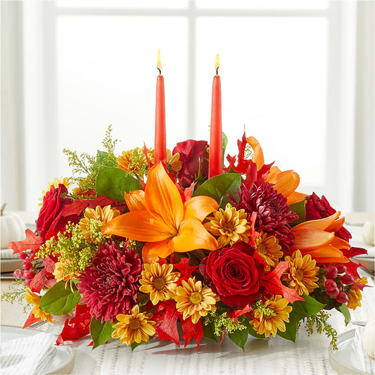 Autumn's Embrace Centerpiece –  The Total Event Li Inc, Bethpage NY